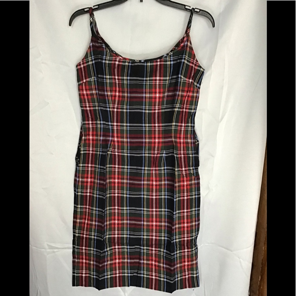 Gretchen Scott plaid dress NWT